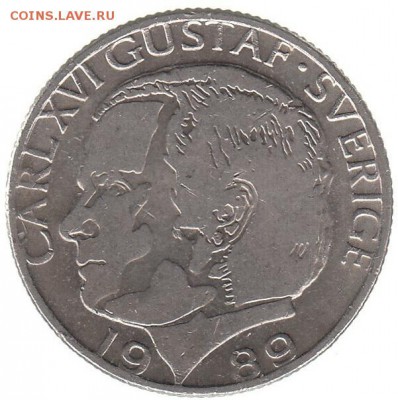 Швеция 1 корна 1989 до 23.02 в 22.00 - ии