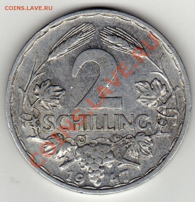 Австрия 2 шиллинга 1947 до 07.04.11 в 22.00мск - img722
