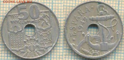 Испания 50 сентимо 1949 г., до 26.02.2018 г. 22.00 по Москв - Испания 50 сентимо 1949  41