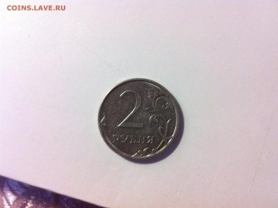 2 рубля 2014 года ММД с запресовкой в монету посторонних тел - 2222222237.JPG