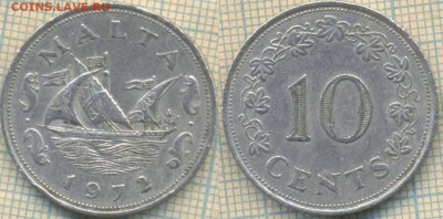 Мальта 10 центов 1972 г., до 27.02.2018 г. 22.00 по Москве - Мальта 10 центов 1972  66