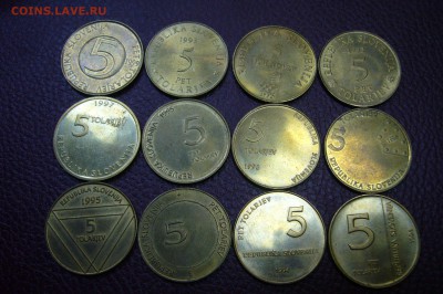 Подборка Словения 5 толларов 90-е года - 28-02-18 - 23-10 - 2