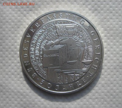 10 марок ФРГ 2001 50 лет конституции   до 25.02.18 - IMG_6770.JPG