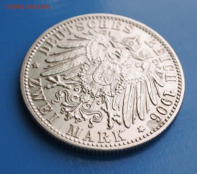 Баден 2 марки 1906г 50 лет свадьбы до 25.02. 22-00 мск - 3