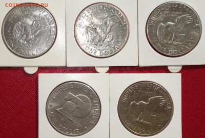 1 доллар Эйзенхауэр 1972,73,74,76,78г 5штук 01.03.18 22-00 - DSC03943.JPG
