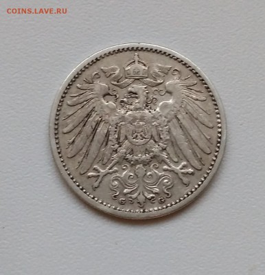 ГЕРМАНСКАЯ ИМПЕРИЯ,1 марка 1903г( двор G )!до 27.02.2018 - IMG_20180224_173148