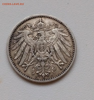 ГЕРМАНСКАЯ ИМПЕРИЯ,1 марка 1902г( двор F )!до 27.02.2018 - IMG_20180224_173237