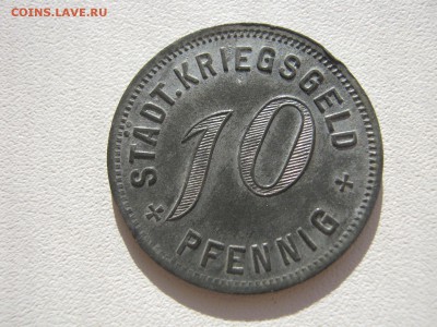 Германия Кирххайм-унтер-Текк нотгел 10 пфеннигов 1917 до 3.3 - IMG_3327
