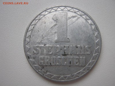 Австрия жетон-марка 1 грош святого Стефана 1950 до 3.03 - IMG_4156