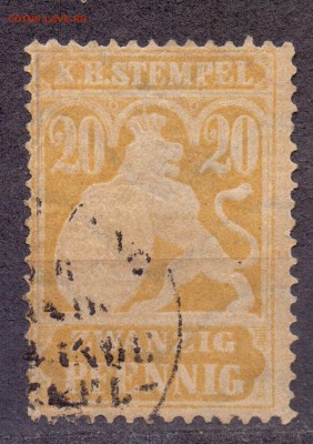 Бавария, фискальная оплата, 1876г, до 28.02.18 22:00 МСК - кбштемпель