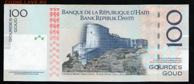 ГАИТИ 100 ГУРДОВ 2004 UNC 200 ЛЕТ НЕЗАВИСИМОСТИ - 6 001