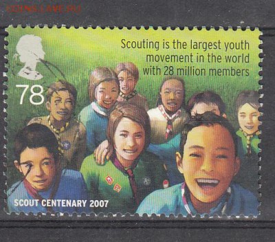 Великобритания 2007 1м 78п - 855