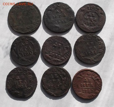 Денги 1731,34,37,40,50,51г. - DSCF3271.JPG