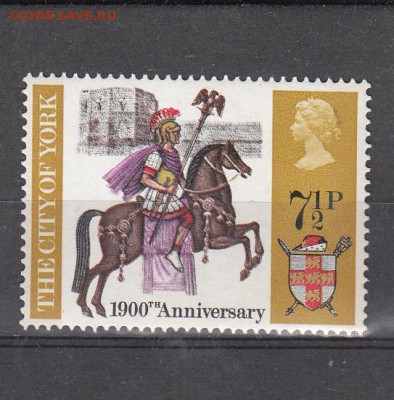 Великобритания 1971 1м 7,5п - 859