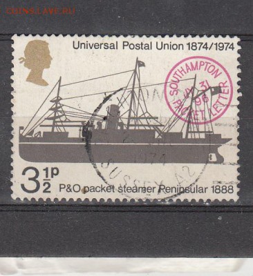 Великобритания 1974 корабли 1м - 868
