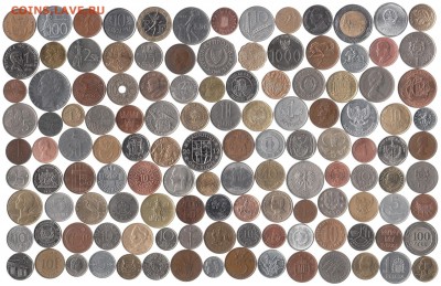 125 шт. иностранных монет до 1.03 в 22.00 - IMG
