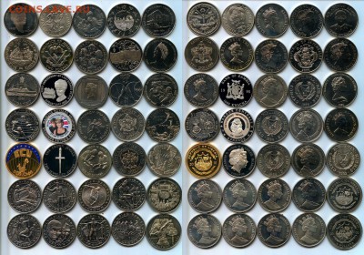 Крупные монеты мира! Шайбы по фиксу 200 шт. разные. Скидки - 4