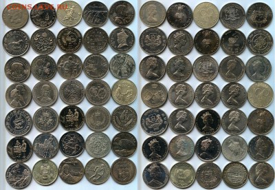 Крупные монеты мира! Шайбы по фиксу 200 шт. разные. Скидки - 1
