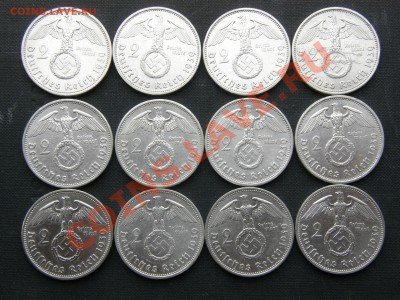 Серебро III Reich: двухмарочники - P4060001.JPG
