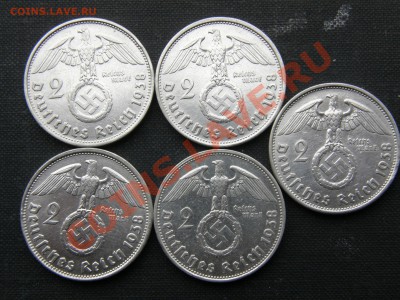 Серебро III Reich: двухмарочники - P4060003.JPG
