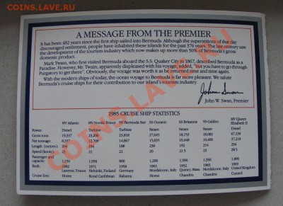 - Великобритания Бермуды 1 доллар 1985 буклет - до 10.04.11 - Бермуды-3