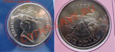 - Великобритания Бермуды 1 доллар 1985 буклет - до 10.04.11 - Бермуды