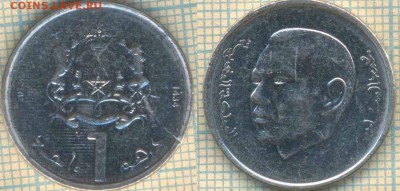 Марокко 1 дирхам 2013 г., до  06.03.2018 г. 22.00 по Москве - Марокко 1 дирхам  2013  202