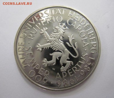 5 марок фрг 1986 600 лет Гейдельбергскому ун. до 02.03.18 - IMG_6894.JPG