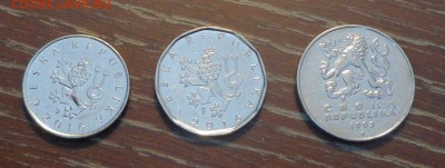ЧЕХИЯ - 1, 2, 5 крон 3 штуки до 6.03, 22.00 - Чехия набор 1, 2, 5 крон_2