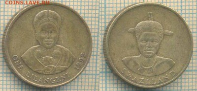 Свазиленд 1 лилангени 1992 г., до06.03.2018 г. 22.00 по Мос - Свазиленд 1 лилангени 1992  204