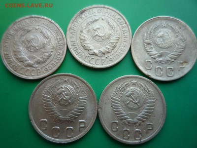 2копейки 1926,34,38,49,55гг,до 2.03 - 5шт-2