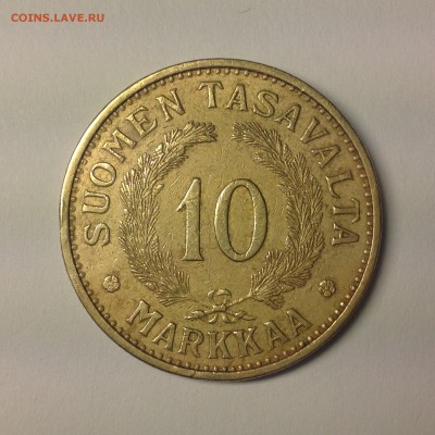 ФИНЛЯНДИЯ. 10 марок. 1931г. - 1 (8)