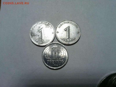 3 пфеннига ГДР разных лет, до 03.03.2018г. - IMG_20180127_203241_thumb