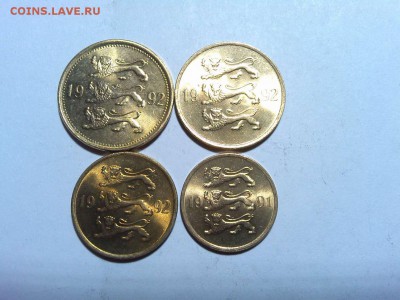 4 монеты Эстонии, 1991-1992гг., до 03.03.18г. - IMG_20180219_215724_thumb