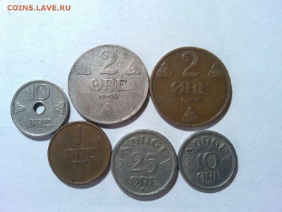 6 монет Норвегии, с 1920г. по 1957г., до 03.03.18г. - IMG_20180128_142506_thumb