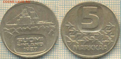 Финляндия 5 марок 1989 г., до 06.03.2018 г. 22.00 по Москве - Финляндия 5 марок 1989  47
