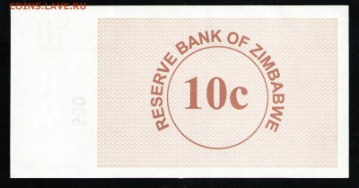 ЗИМБАБВЕ 10 ЦЕНТОВ 2006 UNC - 4 001