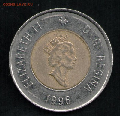 КАНАДА 2 ДОЛЛАРА 1996 - 4 001