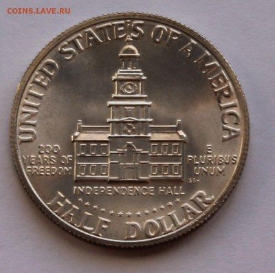 США 50 центов 1976 S 200 лет Независимости. Ag, 400 - 11,5 г - 3