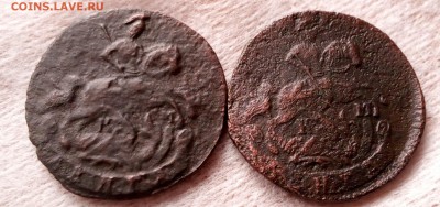 2 денги 1783г, 1793г  км - IMG_20180301_124616