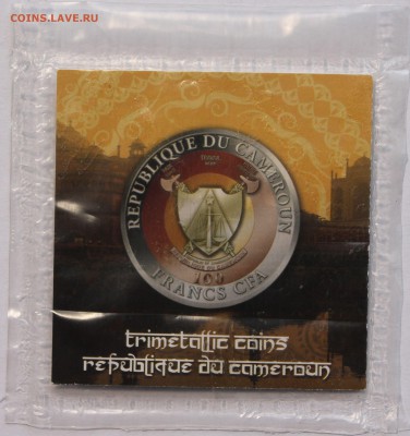 Камерун 100 франков 2012 Мать Тереза.ТИРАЖ-777 шт. Триметалл - 7