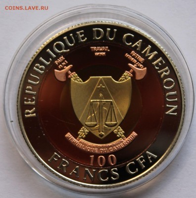 Камерун 100 франков 2012 Мать Тереза.ТИРАЖ-777 шт. Триметалл - 5