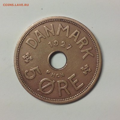 ДАНИЯ. 5 оре.1927г.( HCN) - 9 (12)