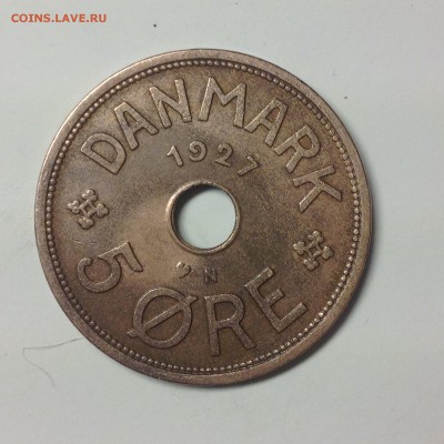 ДАНИЯ. 5 оре.1927г. - 9 (14)