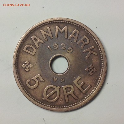 ДАНИЯ. 5 оре.1929г - 9 (22)