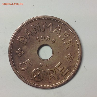 ДАНИЯ. 5 оре.1934г. - 9 (24)