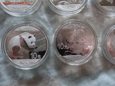 11 монет 10 юаней панда, Китай, 1995-2018 - 7.JPG
