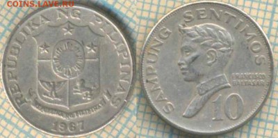 Филиппины 10 сентимо 1967 г., до06.03.2018 г. 22.00 по Моск - Филиппины 10 сентимо 1967  118