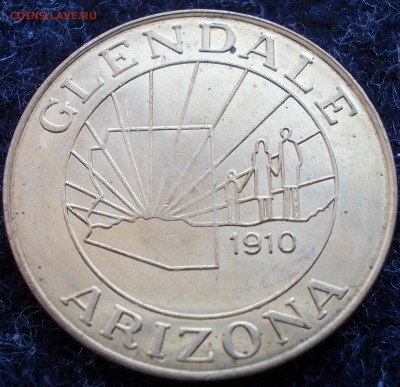 Жетон Glendale Arizona 1910 - DSCN2868.JPG