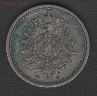 Германия 5 пфеннигов 1889 (J) до 05.03.2018 21.00 мск - скан 007